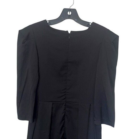 Wolf & Whistle Womens Floral 3/4‎ Sleeve Pleated Dress Multicolor Size 6 NWT - Picture 5 of 11